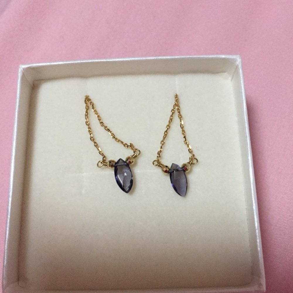 Ete blue drop earrings 💧